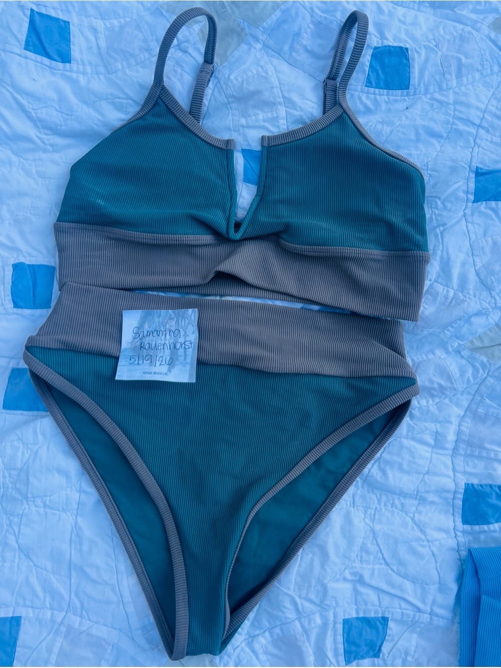 LainSnow Evergreen Two-Piece Swimsuit